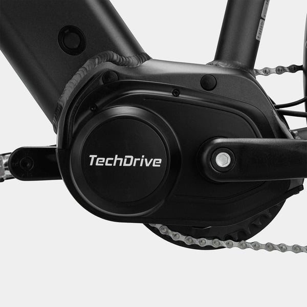 FitNord Venture 500 Elcykel 2024, svart (612 Wh)  med ytterligare ett års garanti