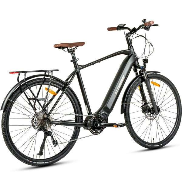 FitNord Venture 700 Elcykel, svart (720 Wh batteri)  med ytterligare ett års garanti