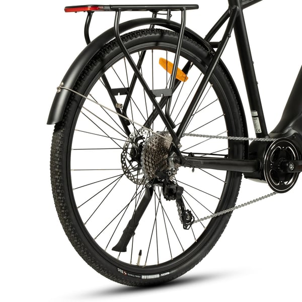 FitNord Venture 700 Elcykel, svart (720 Wh batteri)  med ytterligare ett års garanti