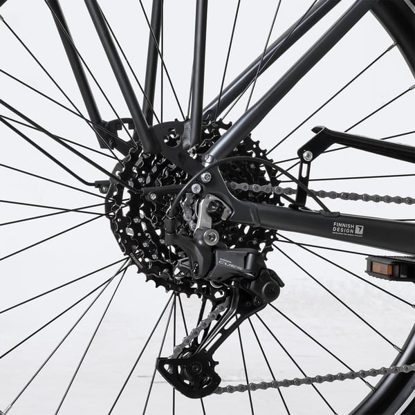 FitNord Venture 800 Elcykel, svart