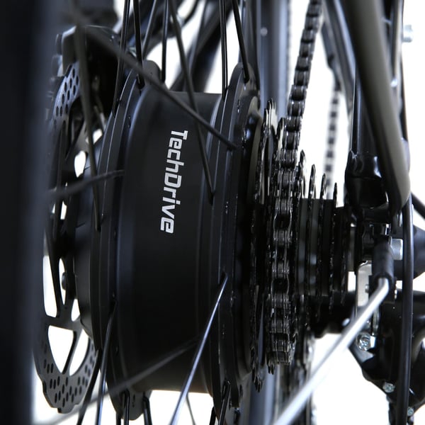FitNord Venture 300 Elcykel, svart (720 Wh batteri)