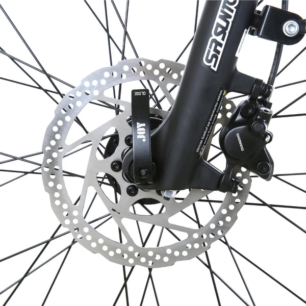FitNord Venture 300 Elcykel, svart (720 Wh batteri)