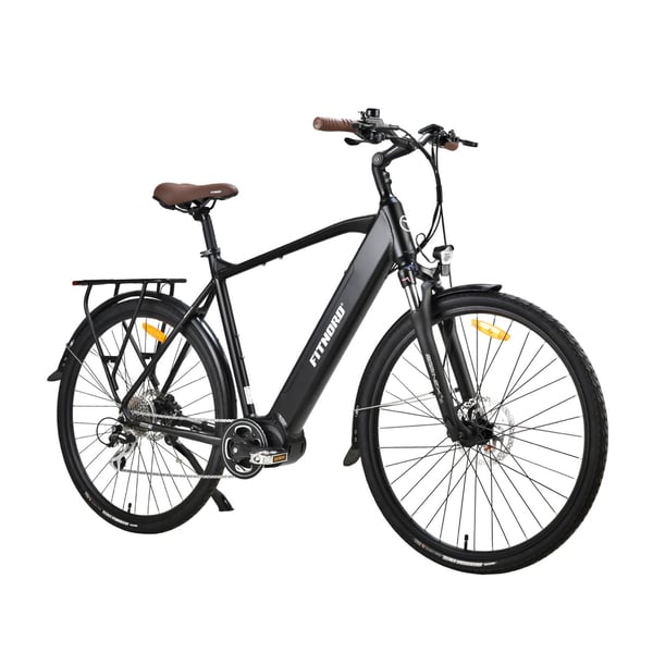 FitNord Venture 500 Elcykel, svart (630 Wh)  med ytterligare ett års garanti