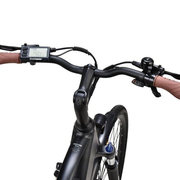 FitNord Venture 500 Elcykel, svart (630 Wh)  med ytterligare ett års garanti