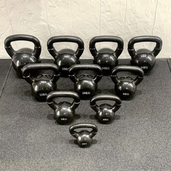 FitNord Vinylbelagd Kettlebell 8 kg