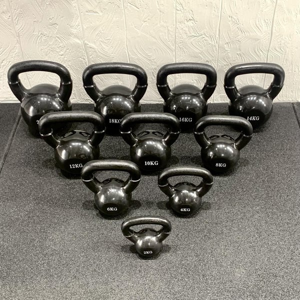 FitNord Vinylbelagd Kettlebell 20 kg G2