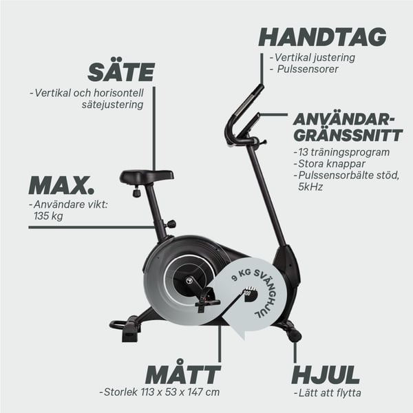 FitNord Cyclo 300 Motionscykel