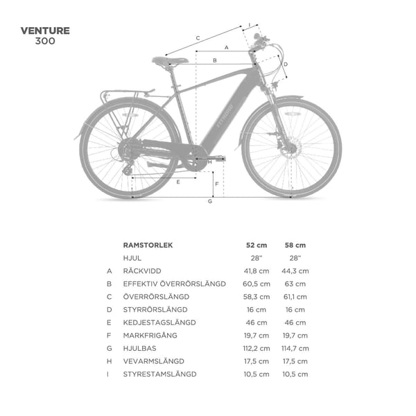 FitNord Venture 300 Elcykel, grafitgrå (720 Wh batteri) 