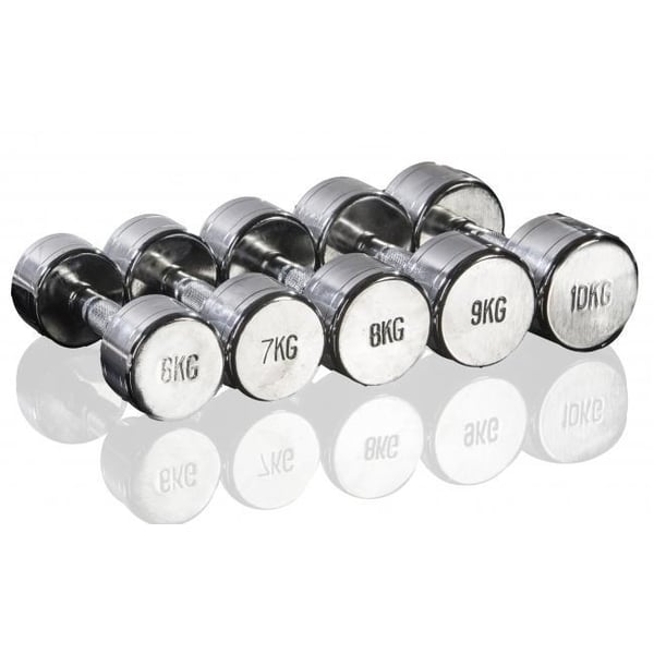 Kromad hantelpaket 1-10 kg + hantelställ, FitNord
