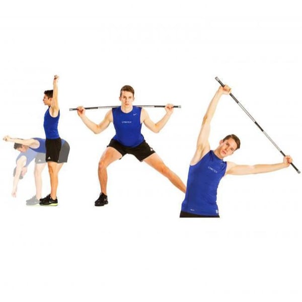 Gymstick Stretching Stick stretchstav 131 cm