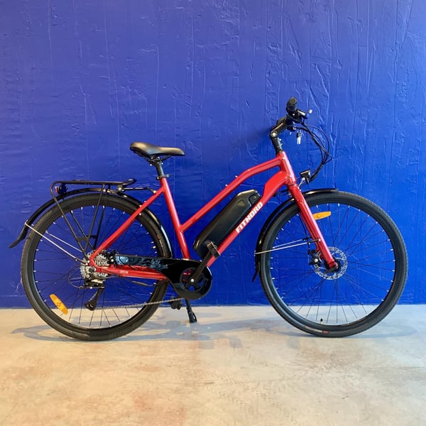 **OUTLET STOCKHOLM** FitNord Ava 200 Elcykel 2024, röd (540 Wh batteri) 51cm