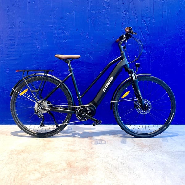 **DEMO STOCKHOLM** FitNord Ava 700 Elcykel, svart (720 Wh batteri)