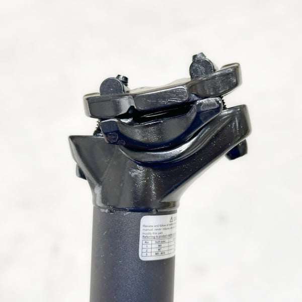 Sadelstolpe ZOOM Ø 30.4 mm, två bultar