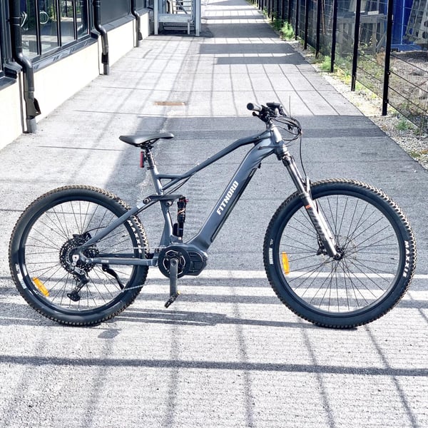 **DEMO STOCKHOLM** FitNord Ranger 700FS Elmountaincykel G2, svart 720Wh 48 cm
