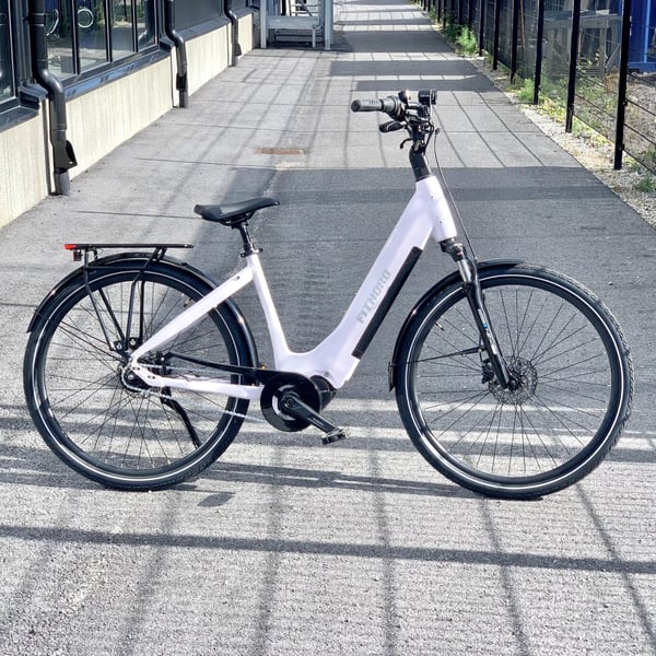 **DEMO STOCKHOLM** FitNord Classic 800 Elcykel, vit 720Wh 48 cm