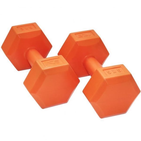 SportVida kantiga vinylhantlar 3 kg (PAR)