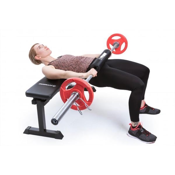 Viktskiva 5 kg, FitNord Tri Grip Olympic, röd