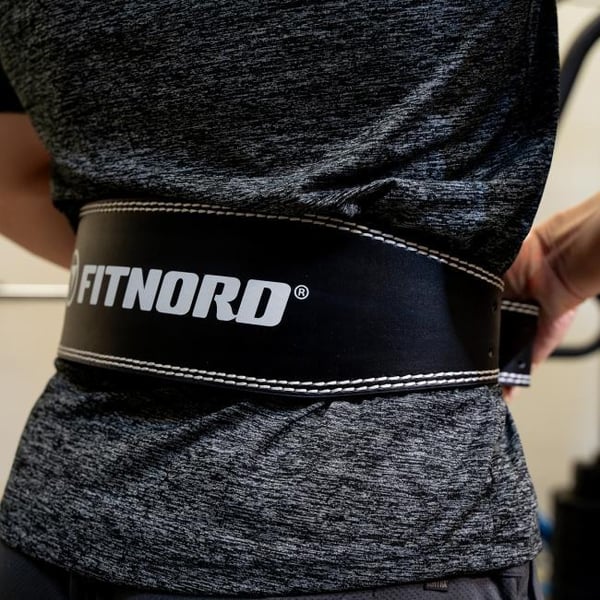 FitNord Träningsbälte i Läder
