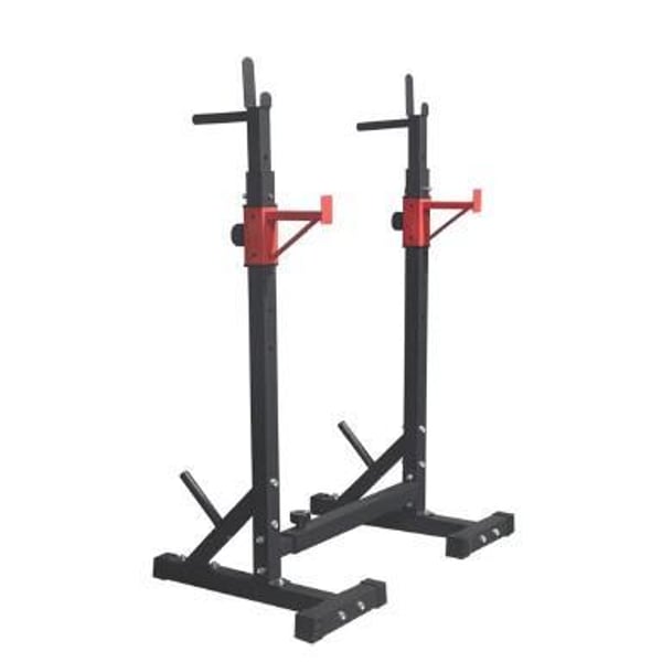 FitNord Bänkpress- och knäböjställning med justerbar bredd