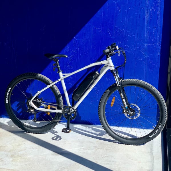 **OUTLET STOCKHOLM** FitNord Ranger 200 Elmountainbike 2024, silver (540 Wh batteri) 48 cm