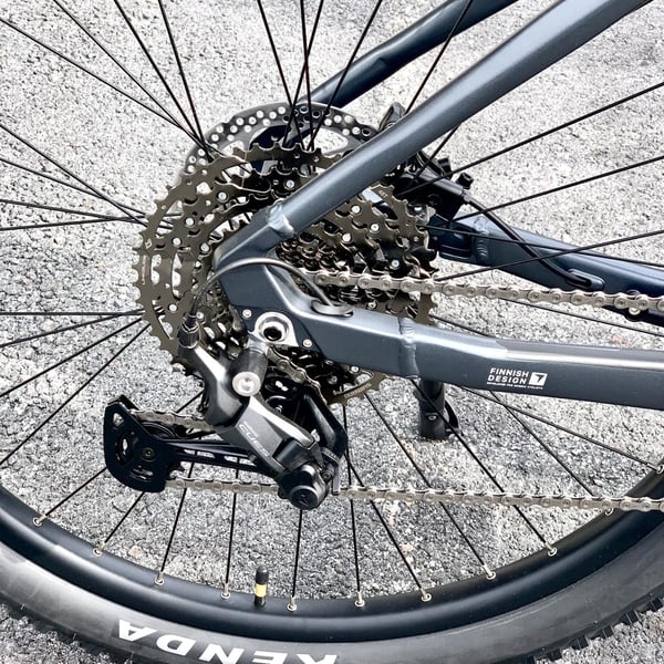 **DEMO STOCKHOLM** FitNord Ranger 800 Elmountainbike, grafit 540Wh 48 cm