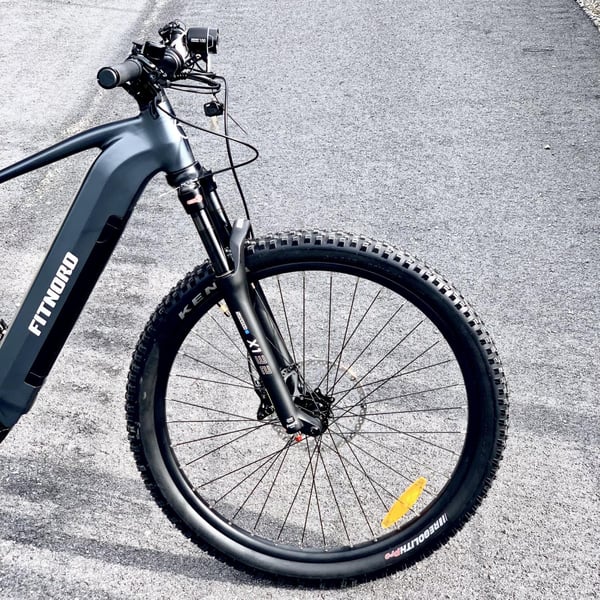 **DEMO STOCKHOLM** FitNord Ranger 800 Elmountainbike, grafit 540Wh 48 cm