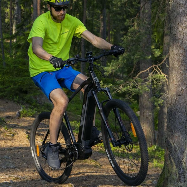 FitNord Ranger 900 Elmountainbike 2023, svart (882 Wh batteri)
