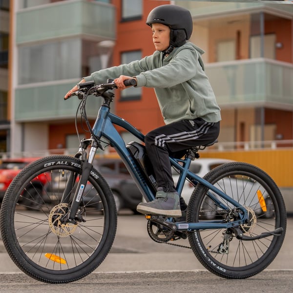 FitNord Ranger Jr Elmountainbike 2023, blå (360 Wh batteri)