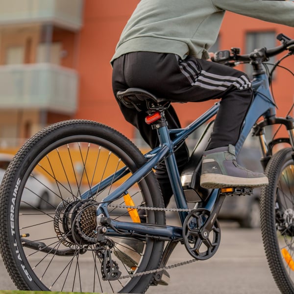 FitNord Ranger Jr Elmountainbike 2023, blå (360 Wh batteri)