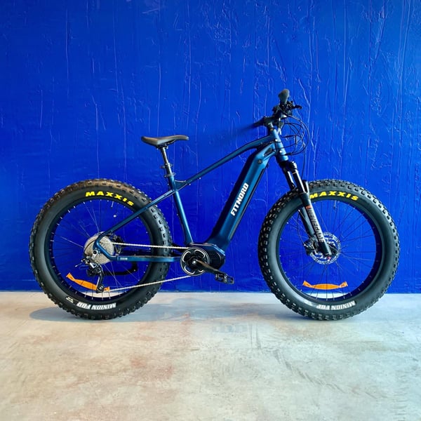 **DEMO STOCKHOLM** FitNord Rumble 1000 Elfatbike 2024, 48 cm, blå (856,8 Wh batteri)
