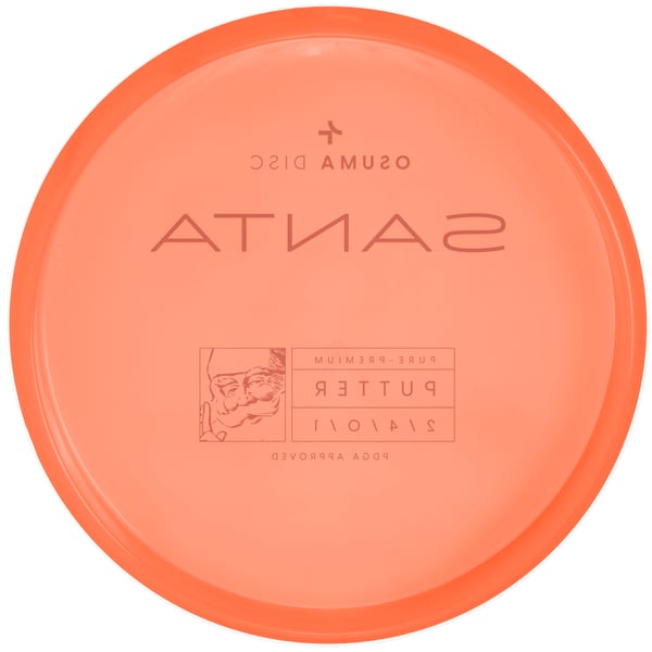 Osuma Frisbee Golf disc Pure-Premium Santa, putter