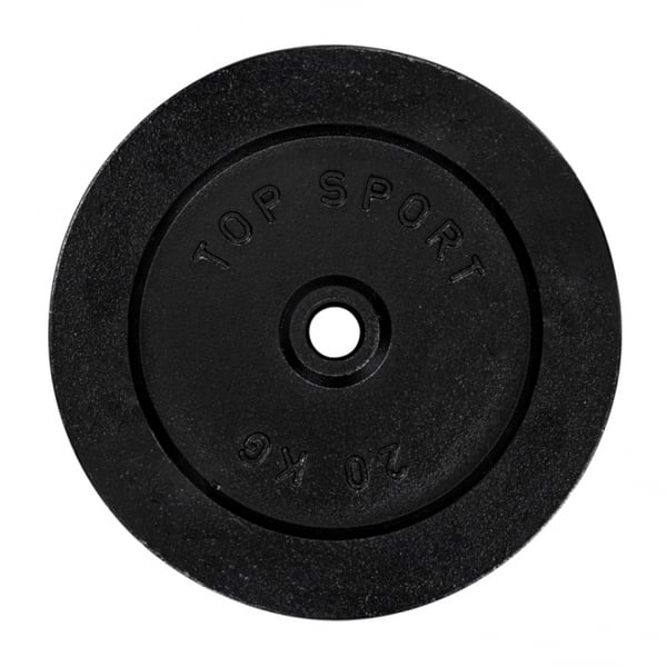 Top Sport Castyr Viktskiva 30 mm i gjutjärn 20 kg