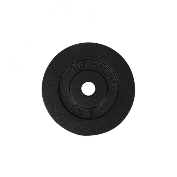 Top Sport Castyr Viktskiva 30 mm i gjutjärn 5 kg