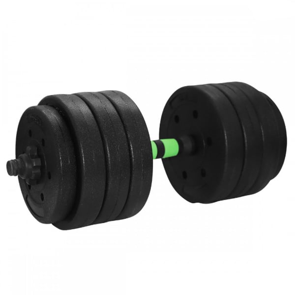 SportVida Justerbara hantlar 40 kg, gröna
