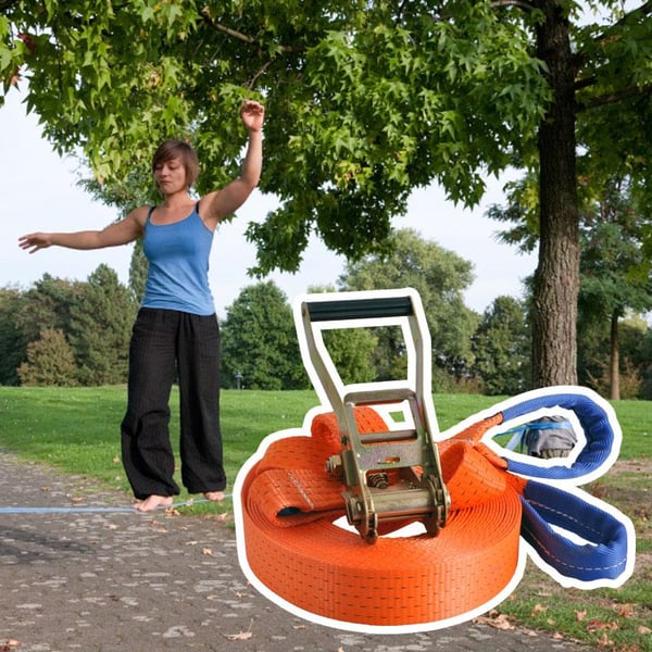 Slackline trapetsrep Ergo, 25 m
