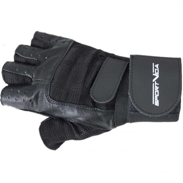 SportVida svarta gymhandskar, XL