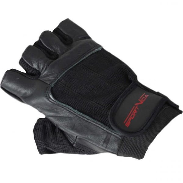 SportVida svarta gymhandskar, L/XL