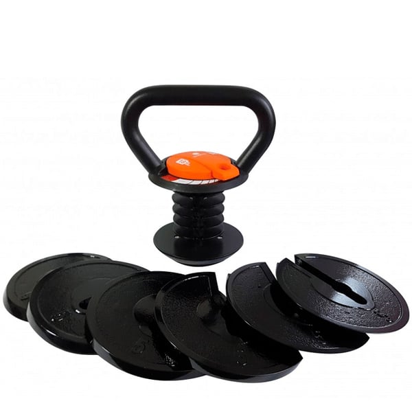 Justerbar kettlebell 4–18 kg, Sveltus