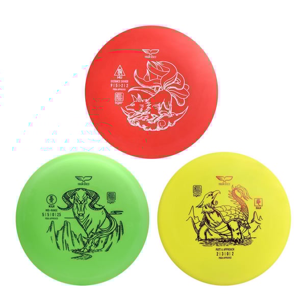 Yikun Tiger Frisbeegolf set
