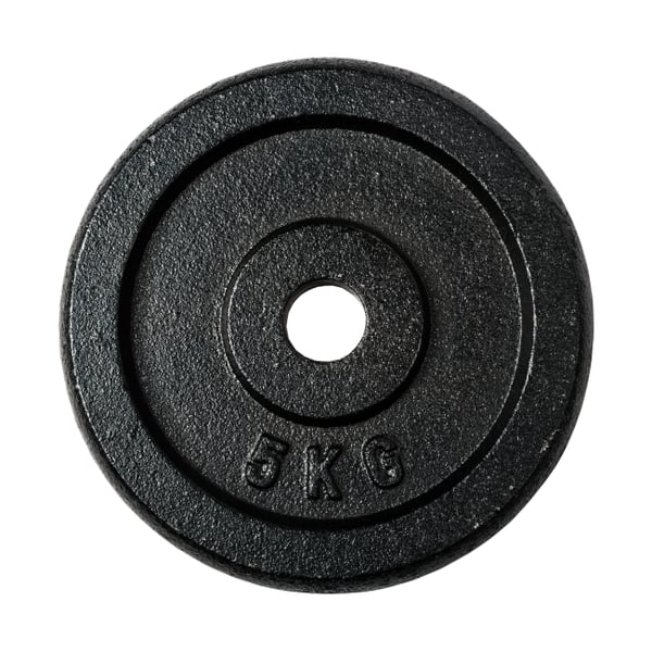 30 mm viktskiva 5 kg, gjutjärn, FitNord