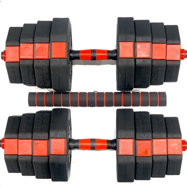 FitNord FitNord Justerbart Hantel- och Pump-set, Vinyl 30 kg