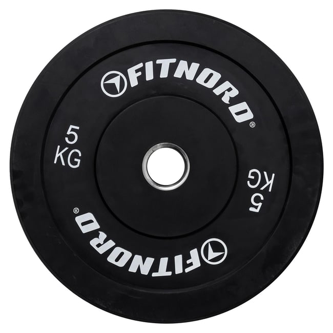 FitNord FitNord Bumper Black Viktskiva 5 kg