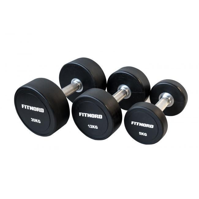 FitNord Diamond PU Hantlar 48 kg (par)