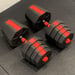 FitNord Justerbart Hantel- och Pump-set, Vinyl 30 kg 6