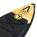 FitNord Aqua Leaf 340 SUP-brädset, Nordkapp (svart-gul), med kolfiberpaddel 5