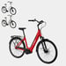 FitNord Classic 500 Elcykel 2024, röd (612 Wh batteri) 2