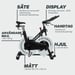 FitNord Racer 500i Spinningcykel med LCD-display 4