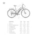 FitNord Ava 200 Elcykel 2024, vit (540 Wh batteri) 12