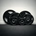 Viktskiva 25 kg, FitNord Tri-Grip Svart G2 5