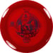 Yikun Phoenix Line Da'e Distance Driver Frisbee Golf disc, Mörkröd 1